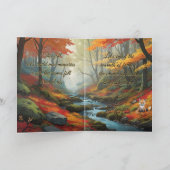 秋の森鮮やか秋ウィスパーズタイポグラフィ シーズンカード (内部)