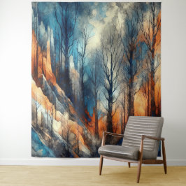 秋の森2 – 水彩 タペストリー