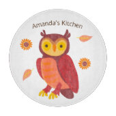 秋の森 カッティングボード (正面)