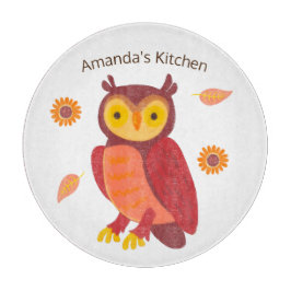 秋の森 カッティングボード