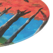 秋の森 カッティングボード (角)