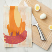 秋の森 キッチンタオル (四つ折り)