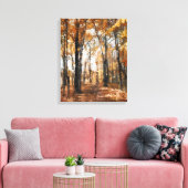 秋の森 キャンバスプリント (インサイチュ (リビング))
