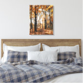 秋の森 キャンバスプリント (インサイチュ (寝室))