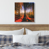秋の森 キャンバスプリント (インサイチュ (寝室))