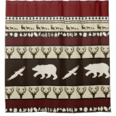 秋の森 シャワーカーテン (正面)