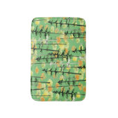 秋の森：シームレスな自然美しい バスマット (正面縦)