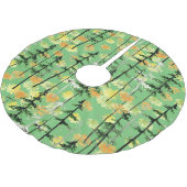 秋の森：シームレスな自然美しい ブラッシュドポリエステルツリースカート (アングル)