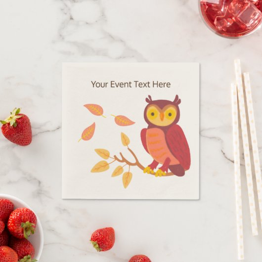 秋の森 スタンダードカクテルナプキン (インサイチュ)