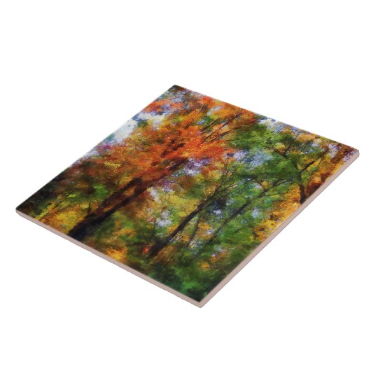 秋の森 タイル (側面)