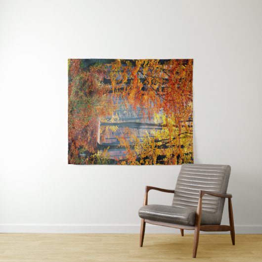 秋の森 タペストリー (インサイチュ(横))