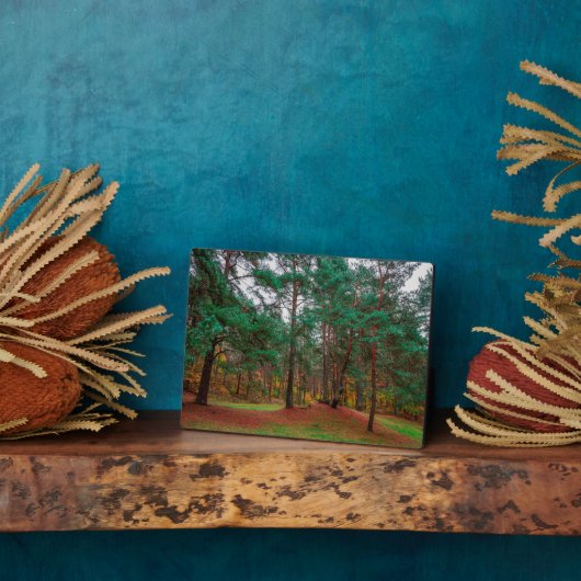 秋の森 フォトプラーク (側面)