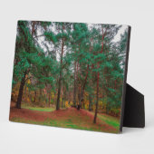 秋の森 フォトプラーク (側面)