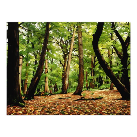 秋の森 フォトプリント            (正面)