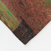 秋の森 フリースブランケット (角)