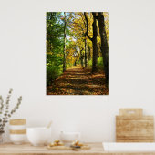 秋の森 ポスター (キッチン)