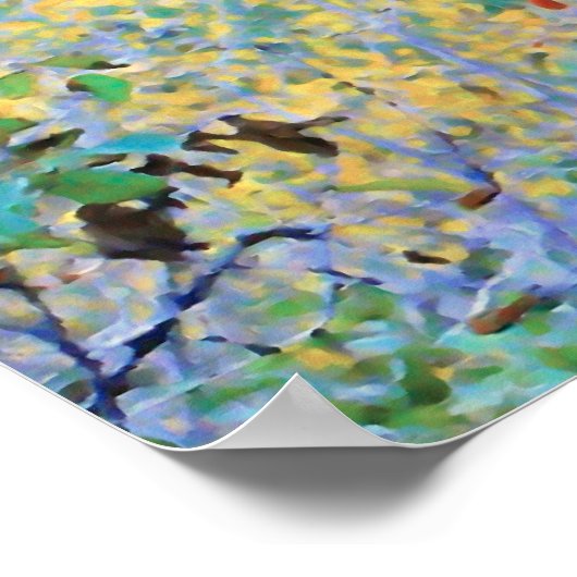 秋の森 ポスター (角)