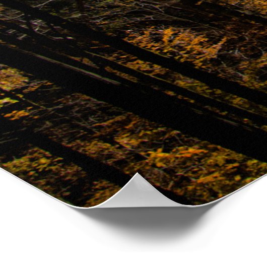 秋の森 ポスター (角)