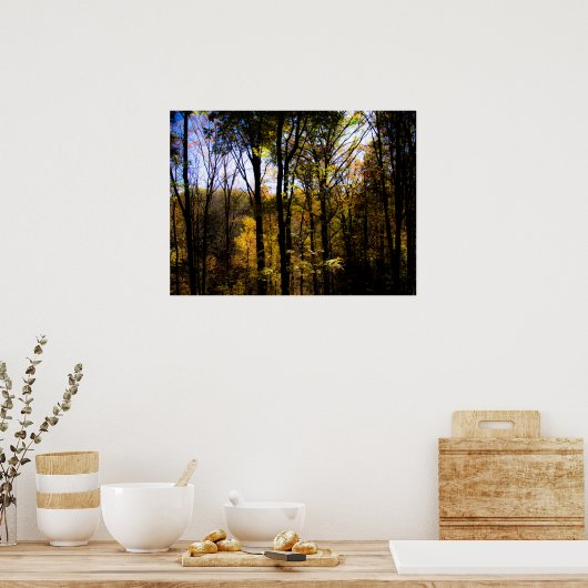 秋の森 ポスター (キッチン)