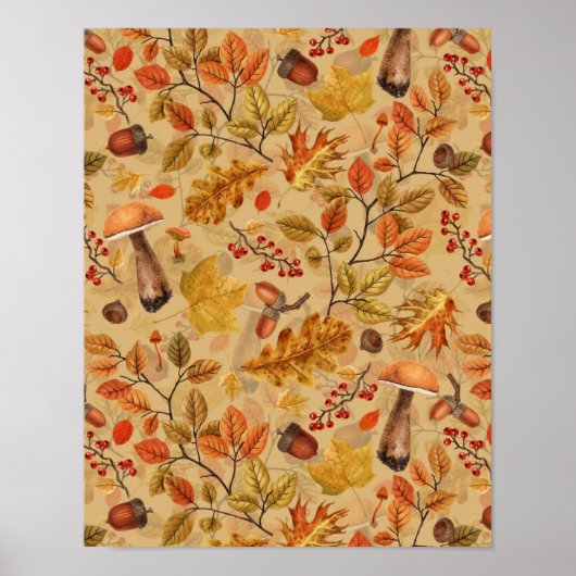 秋の森 ポスター (正面)