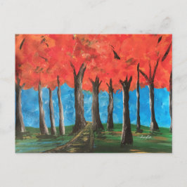 秋の森 ポストカード