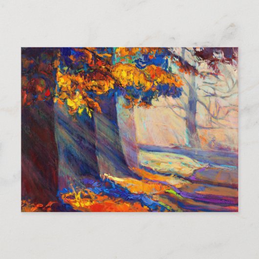 秋の森 ポストカード (正面)