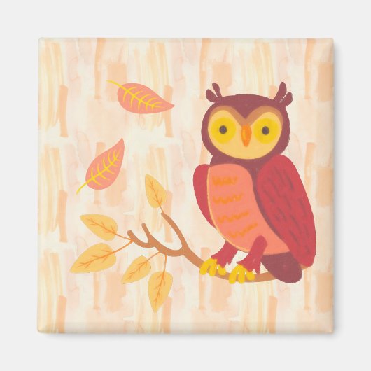 秋の森 マグネット (正面)