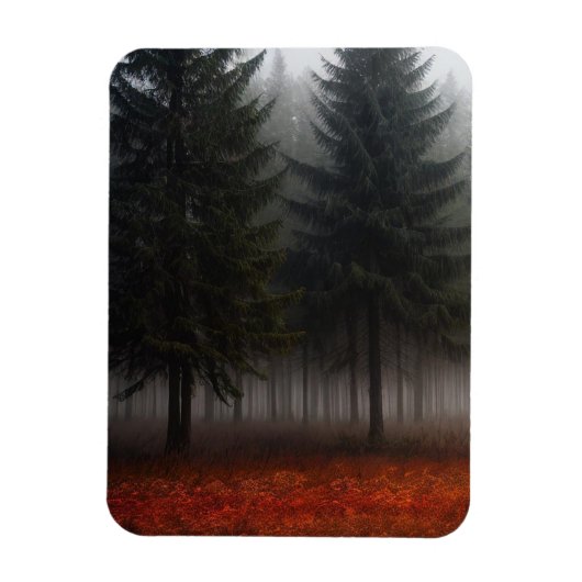 秋の森 マグネット (縦)