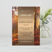 秋の森　ライフセレブレーション追悼式 招待状 (スタンド正面)