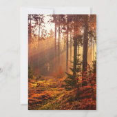 秋の森　ライフセレブレーション追悼式 招待状 (裏面)