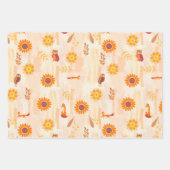 秋の森 ラッピングペーパーシート (正面2)