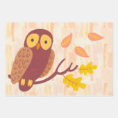 秋の森 ラッピングペーパーシート (正面)