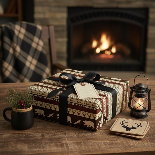 秋の森 ラッピングペーパー