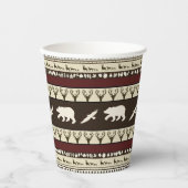 秋の森 紙コップ (正面)