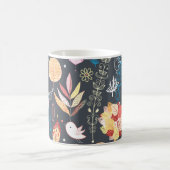 秋の森：質感のある季節美しい。 コーヒーマグカップ (中央)