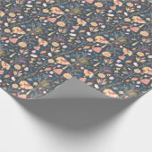 秋の森:質感のある季節美しい。 ラッピングペーパー (角)