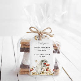 秋の森 |赤ちゃんシャワーありがとうギフトラベル ギフトタグ