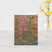 「秋の森」NOTECARD カード (黄色い花)