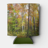 秋の森I秋の風景写真 缶クーラー (正面)