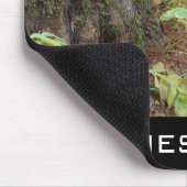 秋の植物園、あなたの名前を追加 マウスパッド (コーナー)