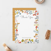 秋の植物園 ノートカード (正面/裏面インサイチュ)