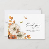 秋の植物学結婚院 サンキューカード (正面)