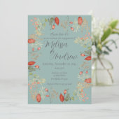 秋の植物学結婚院 招待状 (スタンド正面)