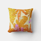 秋の植物学 クッション (正面)