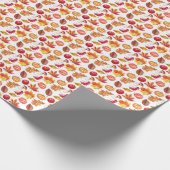 秋の植物性シームレス:フローラエレガンス。 ラッピングペーパー (角)