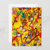 秋の植物林鳥花楽園 シーズンポストカード (正面/裏面)