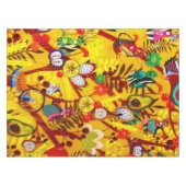 秋の植物林鳥花楽園 テーブルクロス (正面(横))