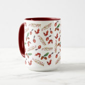 秋の植物芸術、どんぐん マグカップ (正面左)