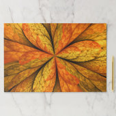 秋の植物、抽象芸術モダンフラクタル芸術リーフ ペーパーパッド (インサイチュ)