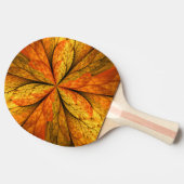 秋の植物、抽象芸術モダンフラクタル芸術リーフ 卓球ラケット (横)